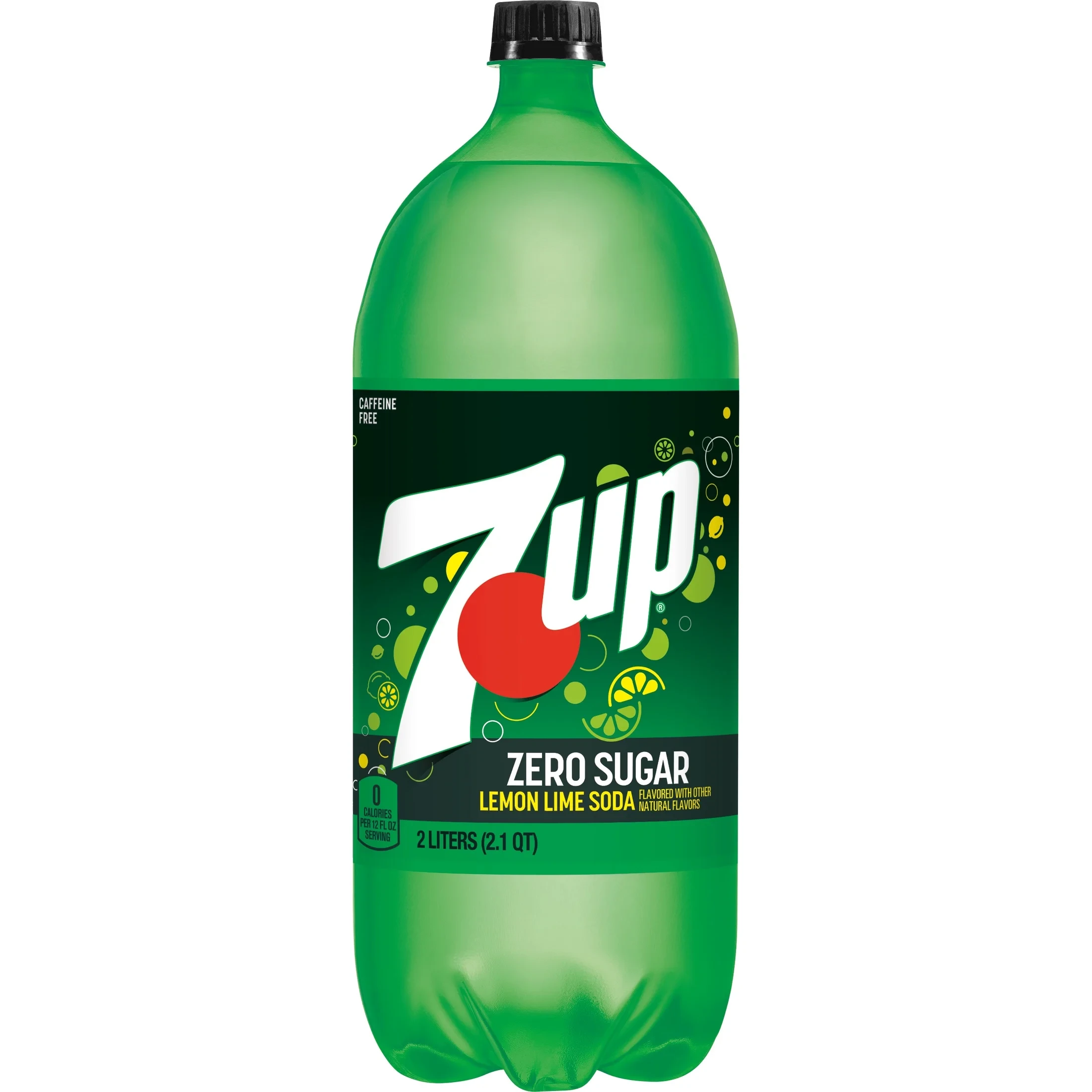 7UP ZERO SUGAR LEMON LIME SODA 2 LITER