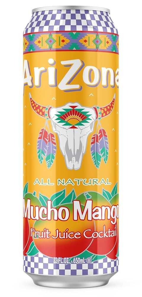 ARIZONA MUCHO MANGO JUICE COCKTAIL 22OZ