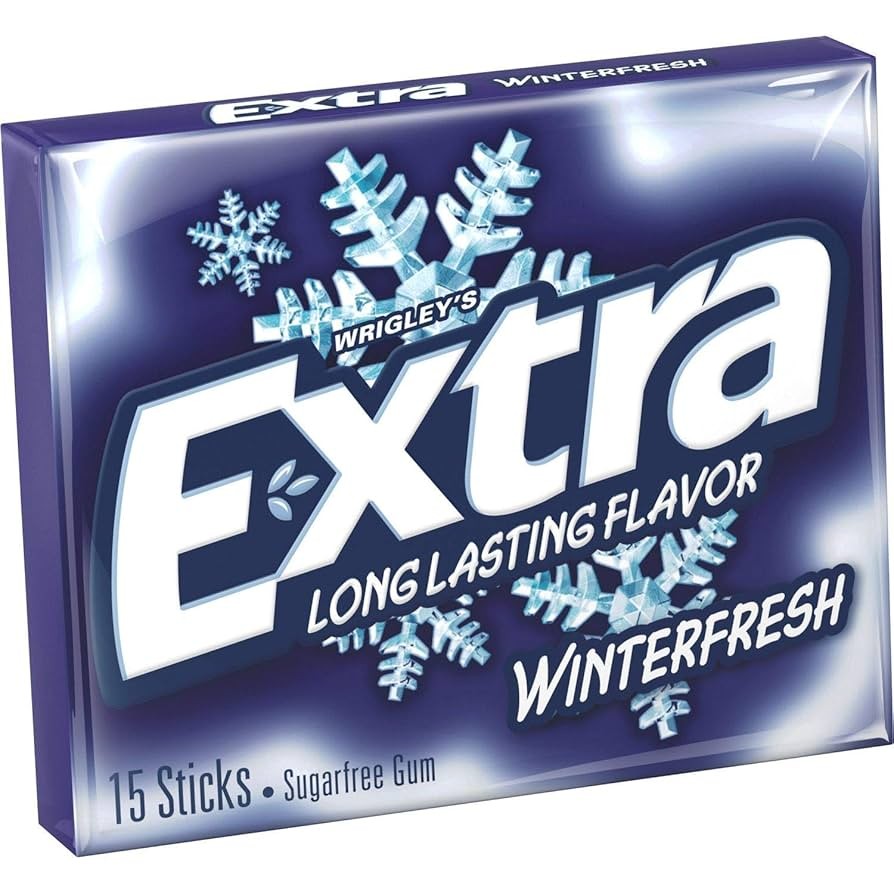 WRIGLEY'S EXTRA WINTERFRESH SUGARFREE GUM (15 STICKS)