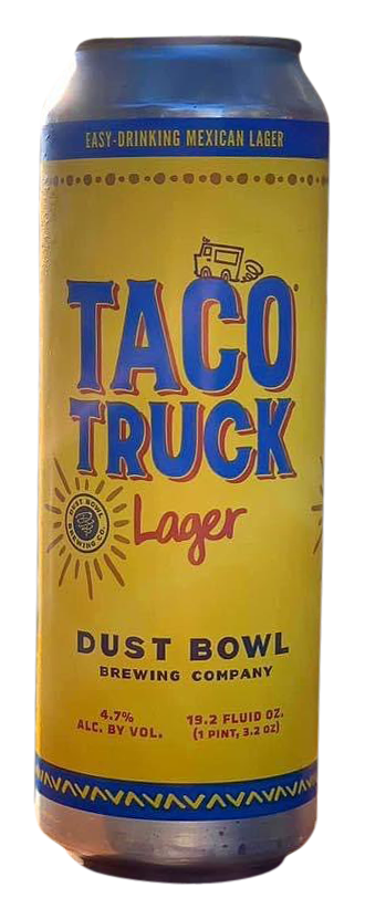 DUST BOWL TACO TRUCK LAGER 19.2OZ