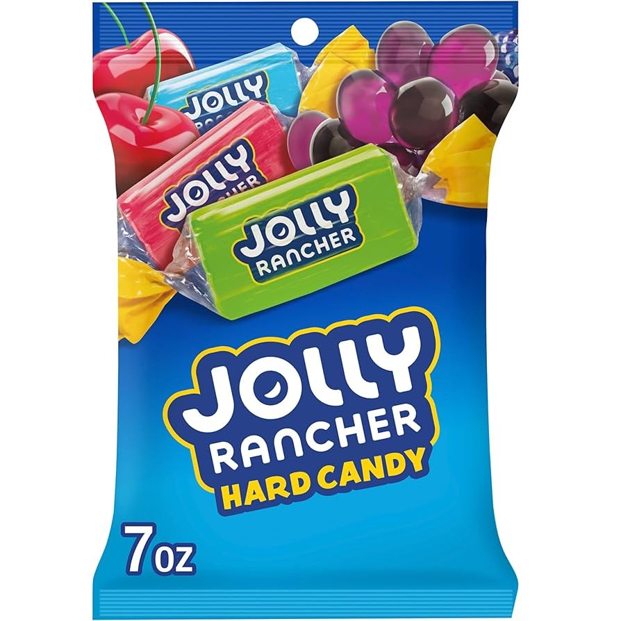 JOLLY RANCHER ORIGINAL FRUIT FLAVORED HARD CANDY BAG 7OZ