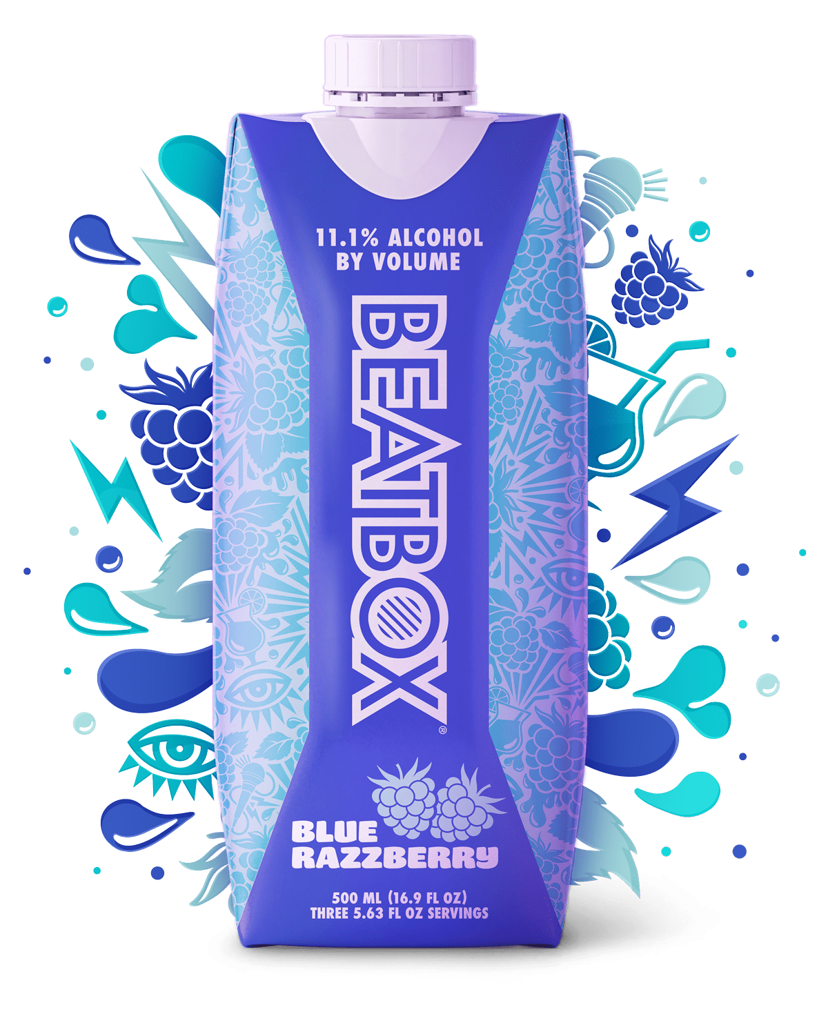 BeatBox Blue Raspberry 16.9oz