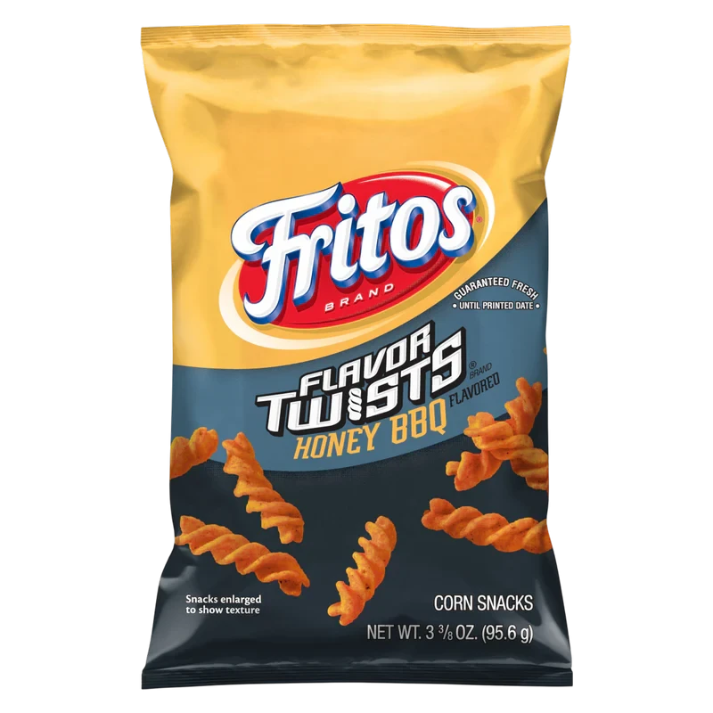 FRITOS TWISTS HONEY BBQ CORN CHIPS 3.375OZ