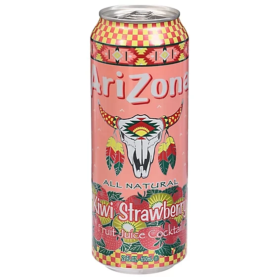 ARIZONA KIWI STRAWBERRY JUICE COCKTAIL 22OZ