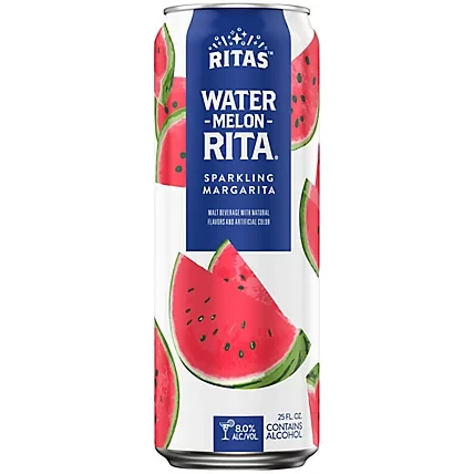 RITAS WATER-MELON-RITA SPARKLING MARGARITA 25OZ