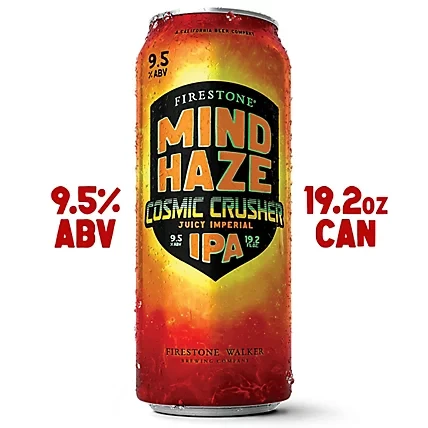 FIRESTONE MIND HAZE COSMIC CRUSHER IPA 19.2OZ
