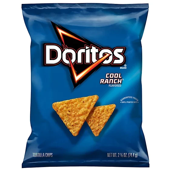 DORITOS COOL RANCH TORTILLA CHIPS 2.625OZ
