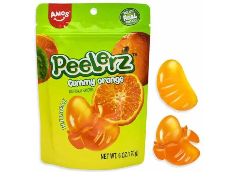AMOS PEELERZ GUMMY ORANGE 6OZ