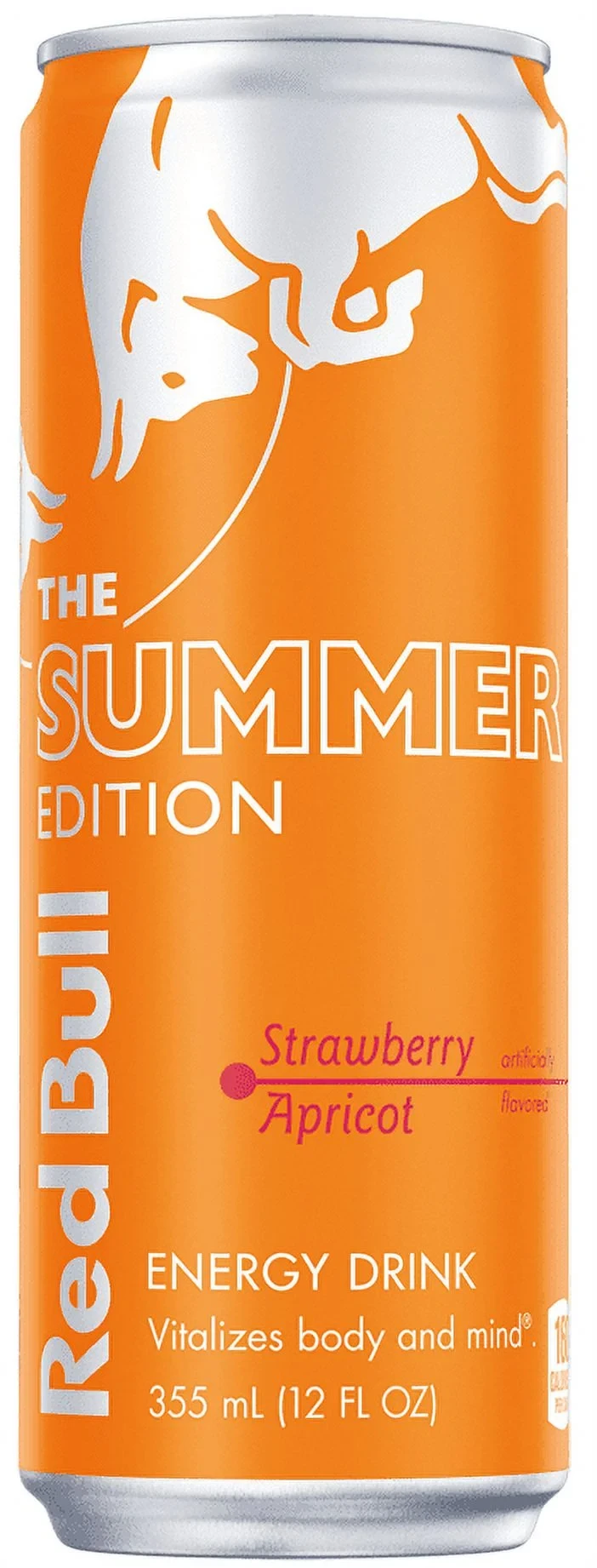 REDBULL AMBER EDITION STRAWBERRY APRICOT ENERGY DRINK 12OZ