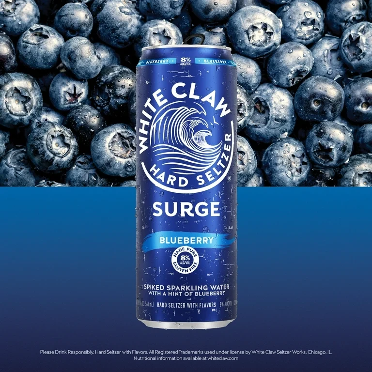 WHITE CLAW SURGE BLUEBERRY 19.2OZ