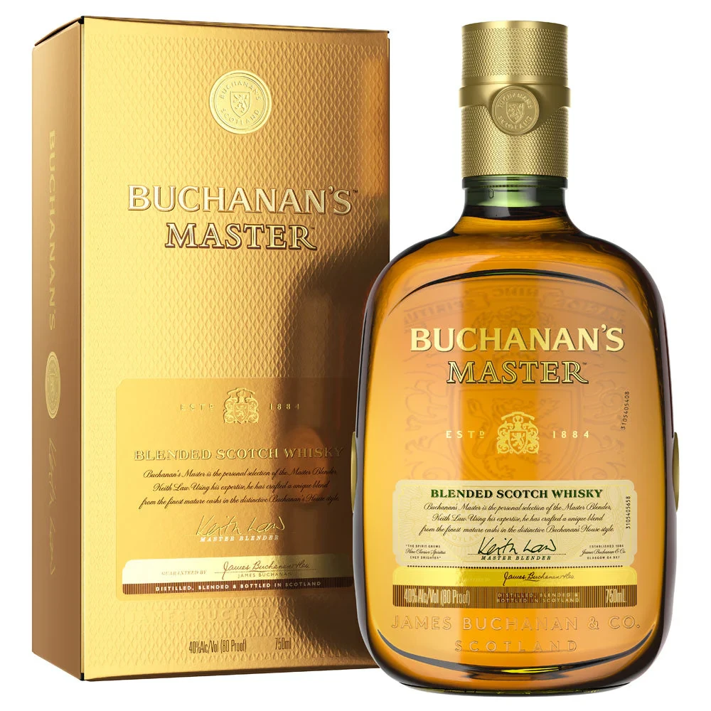BUCHANAN'S MASTER BLENDED SCOTCH WHISKY 750ML