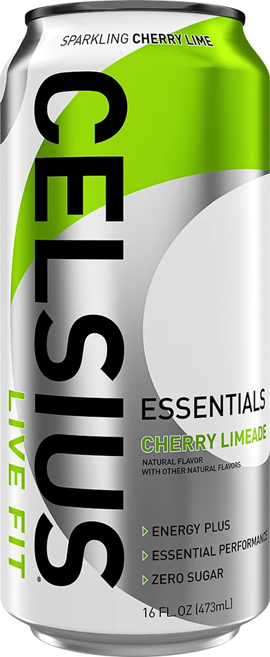 CELSIUS ESSENTIALS SPARKLING CHERRY LIMEADE 16OZ