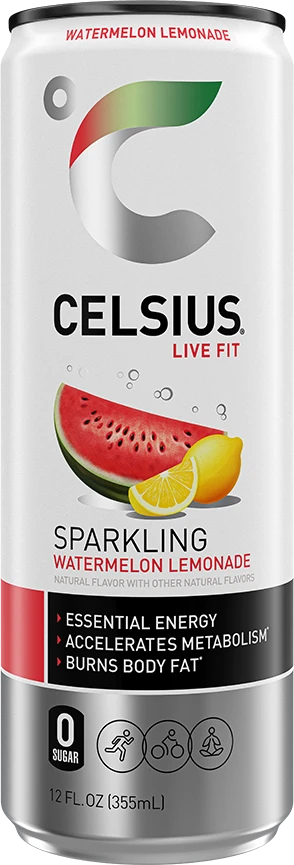 CELSIUS SPARKLING WATERMELON LEMONADE 12OZ