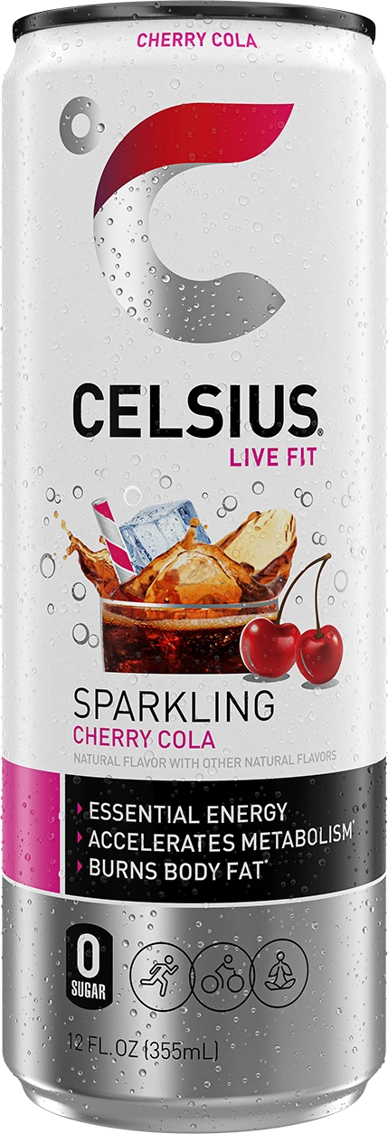 CELSIUS SPARKLING CHERRY COLA 12OZ