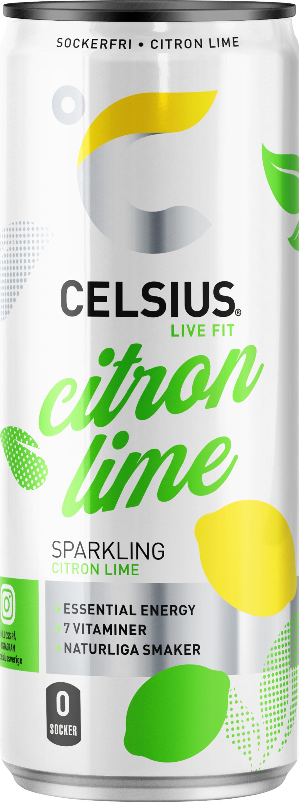 CELSIUS SPARKLING CITRON LIME 12OZ