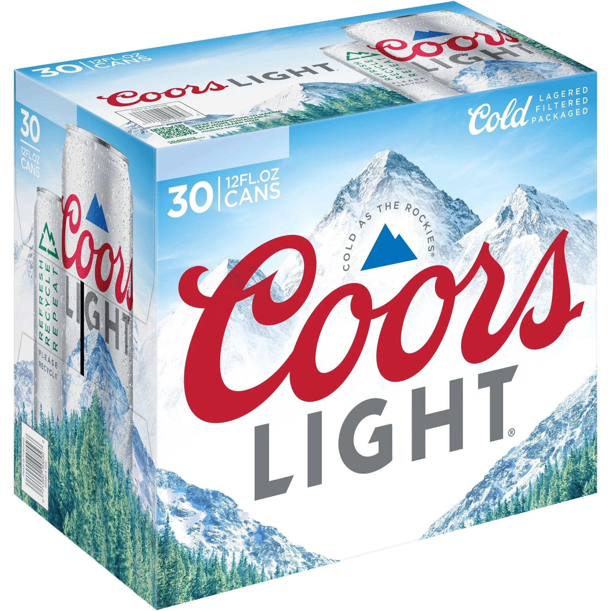 COORS LIGHT BEER CAN 30PK