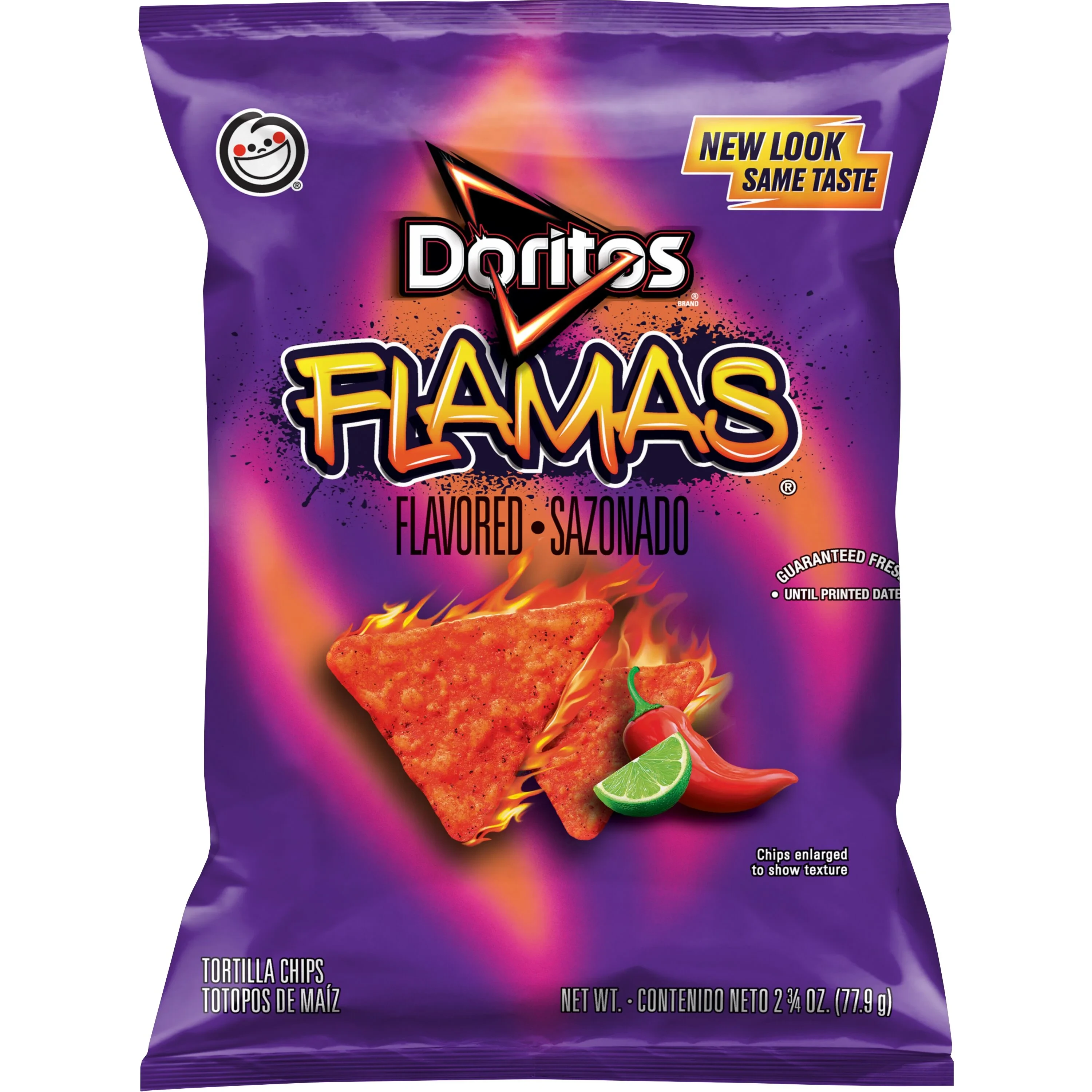 DORITOS FLAMAS FLAVORED TORTILLA CHIPS 2.625OZ