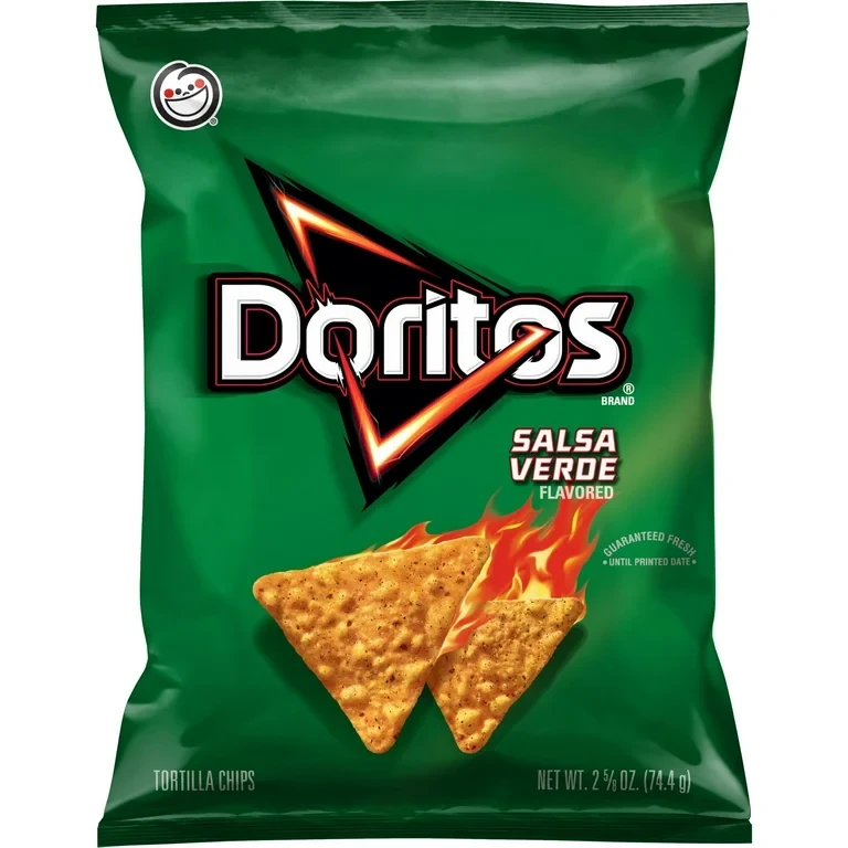 DORITOS SALSA VERDE TORTILLA CHIPS 2.625OZ