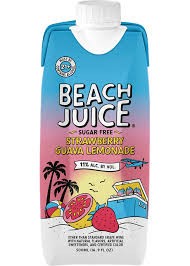 BEACH JUICE STRAWBERRY GUAVA LEMONADE 16.9OZ
