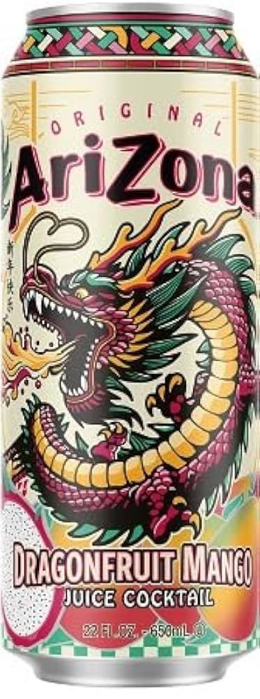 ARIZONA DRAGONFRUIT MANGO JUICE COCKTAIL 22OZ