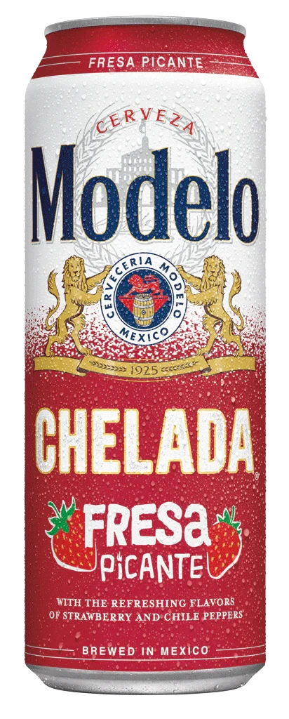 MODELO CHELADA FRESA PICANTE BEER CAN 24OZ