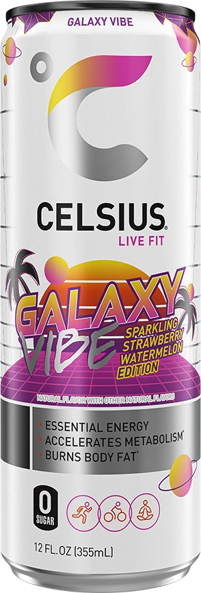 CELSIUS SPARKLING GALAXY VIBE 12OZ