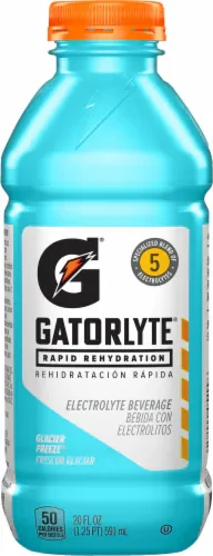 GATORLYTE ELECTROLYTE BEVERAGE GLACIER FREEZE 20OZ