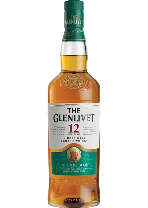 THE GLENLIVET SINGLE MALT 12 YEAR SCOTCH WHISKY 750ML