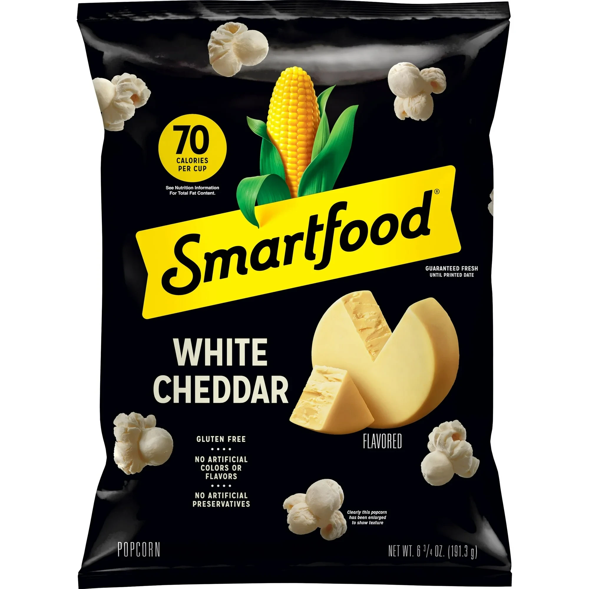 SMARTFOOD WHITE CHEDDAR POPCORN 6.75OZ