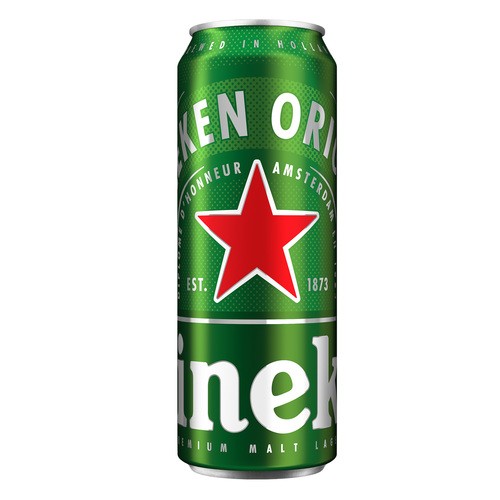 HEINEKEN PREMIUM MALT LAGER BEER CAN 24OZ