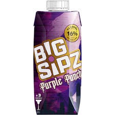 330BIGSIPZ PURPLE 330ML