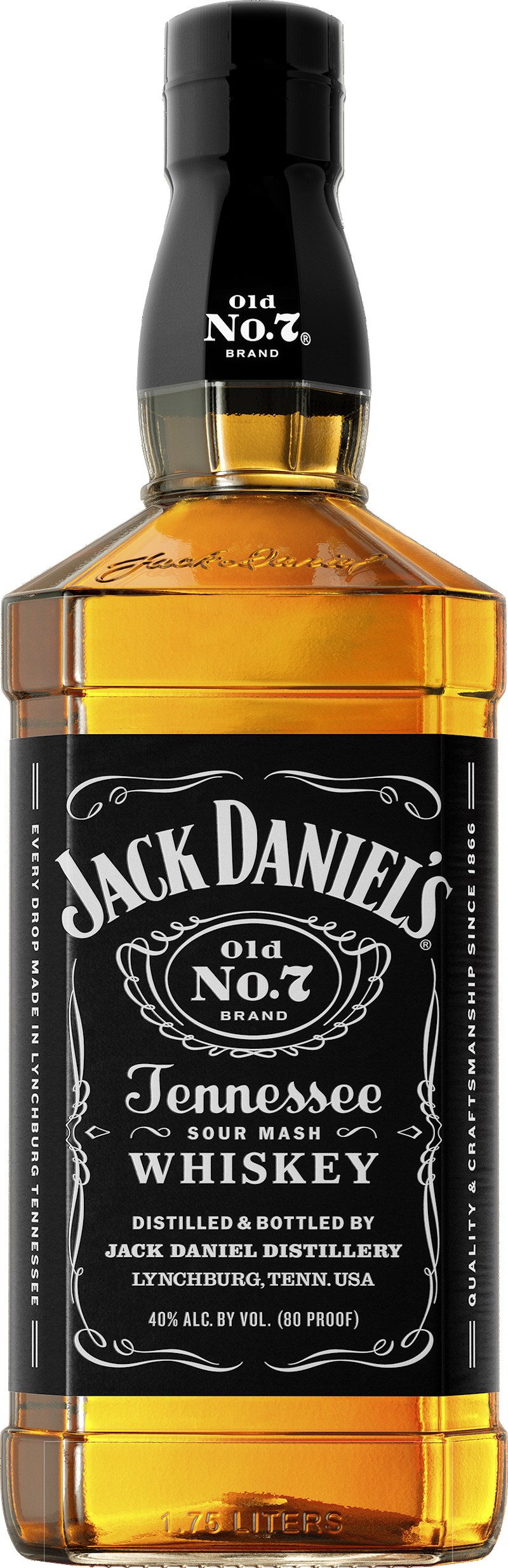 JACK DANIELS TENNESSEE WHISKEY 1.75 LITERS