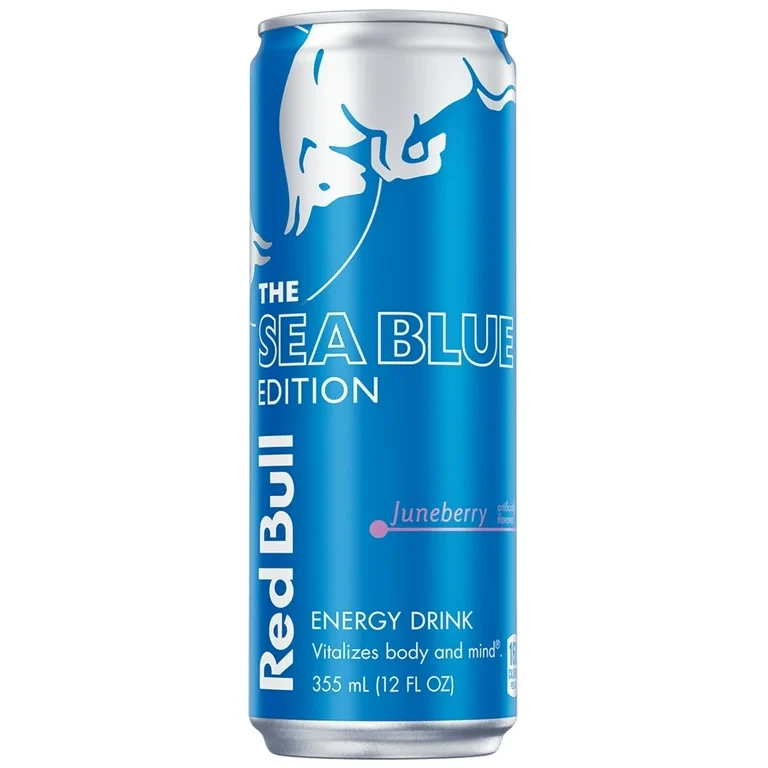 REDBULL SEA BLUE EDITION JUNEBERRY ENERGY DRINK 12OZ