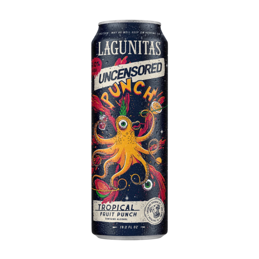 LAGUNITAS UNCENSORED TROPICAL FRUIT PUNCH 19.2OZ