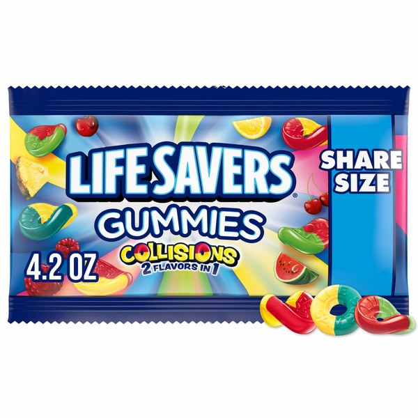 LIFE SAVERS COLLISIONS GUMMIES CANDY 4.2OZ