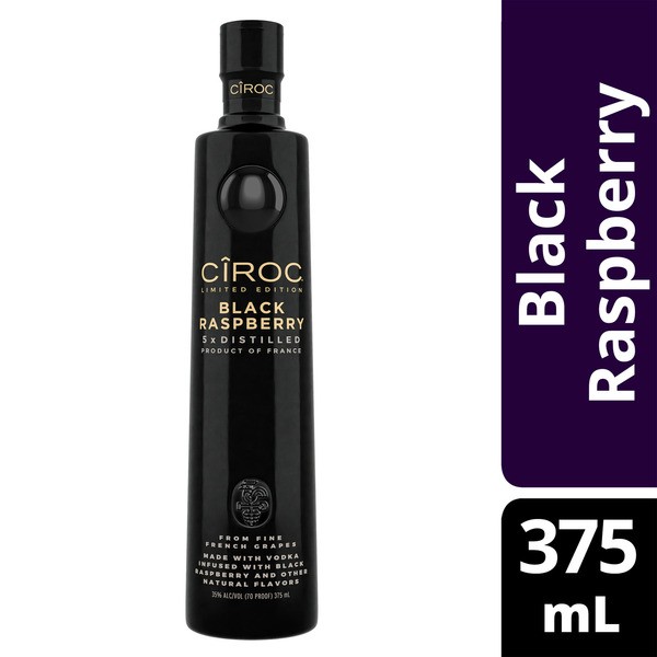 CIROC BLACK RASPBERRY VODKA 375ML
