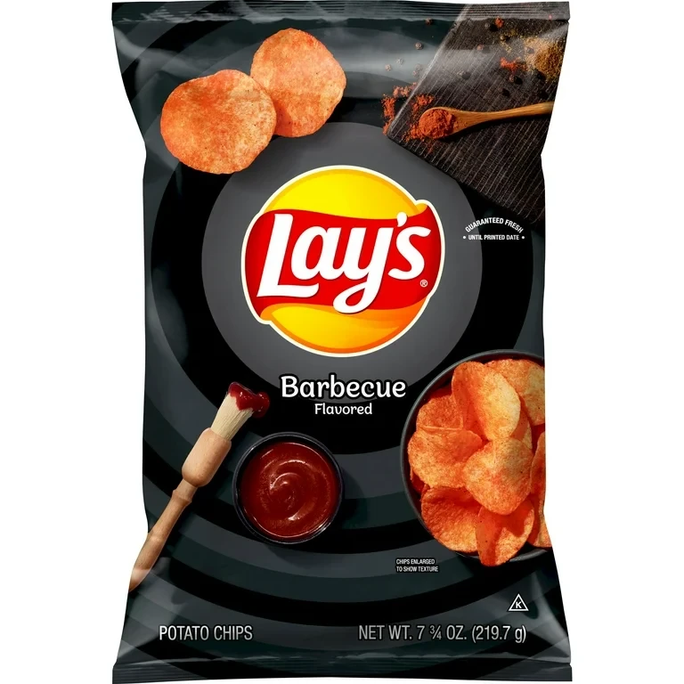LAYS BARBECUE POTATO CHIPS 7.75OZ