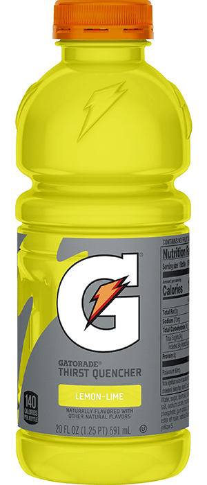 GATORADE THIRST QUENCHER LEMON-LIME 20OZ