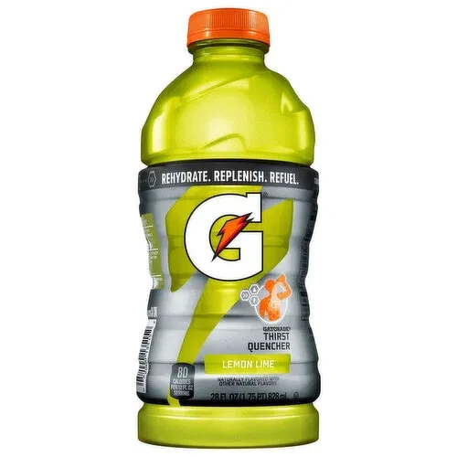 GATORADE THIRST QUENCHER LEMON LIME 28OZ