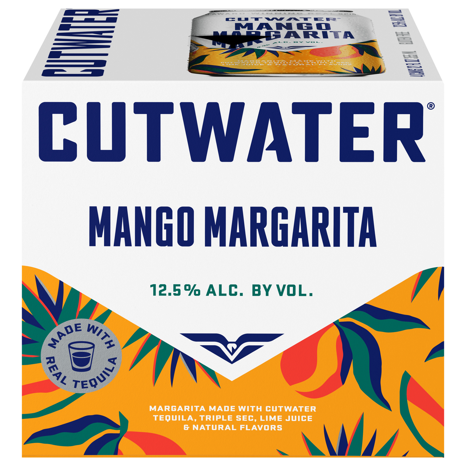 CUTWATER MANGO MARGARITA COCKTAIL CANS 4PK