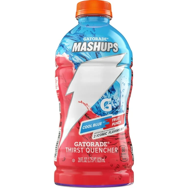 GATORADE MASHUPS THIRST QUENCHER COOL BLUE/FRUIT PUNCH 28OZ