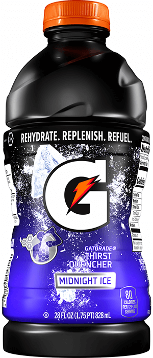 GATORADE THIRST QUENCHER MIDNIGHT ICE 28OZ