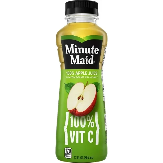 MINUTE MAID 100% APPLE JUICE 12OZ