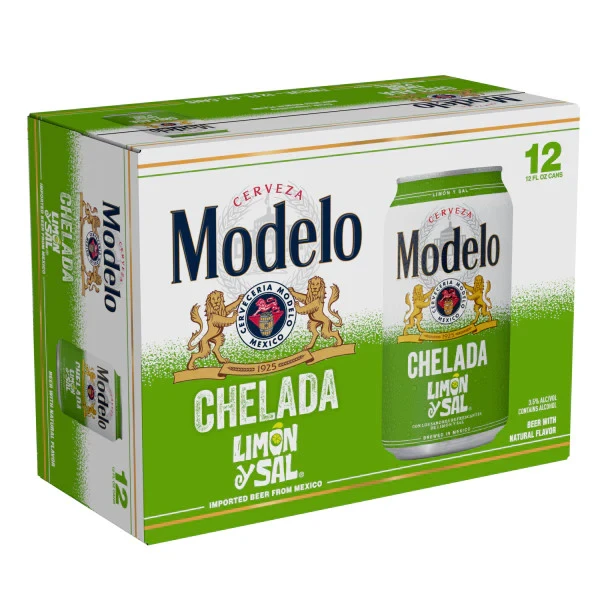 MODELO CHELADA LIMON Y SAL BEER CAN 12PK