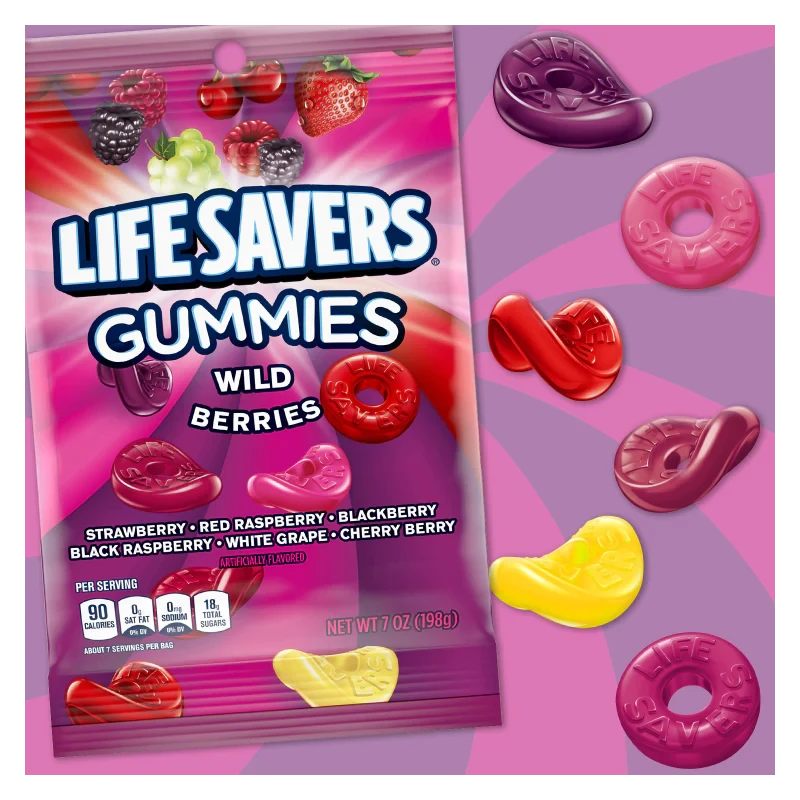 LIFE SAVERS WILD BERRIES GUMMIES 7OZ