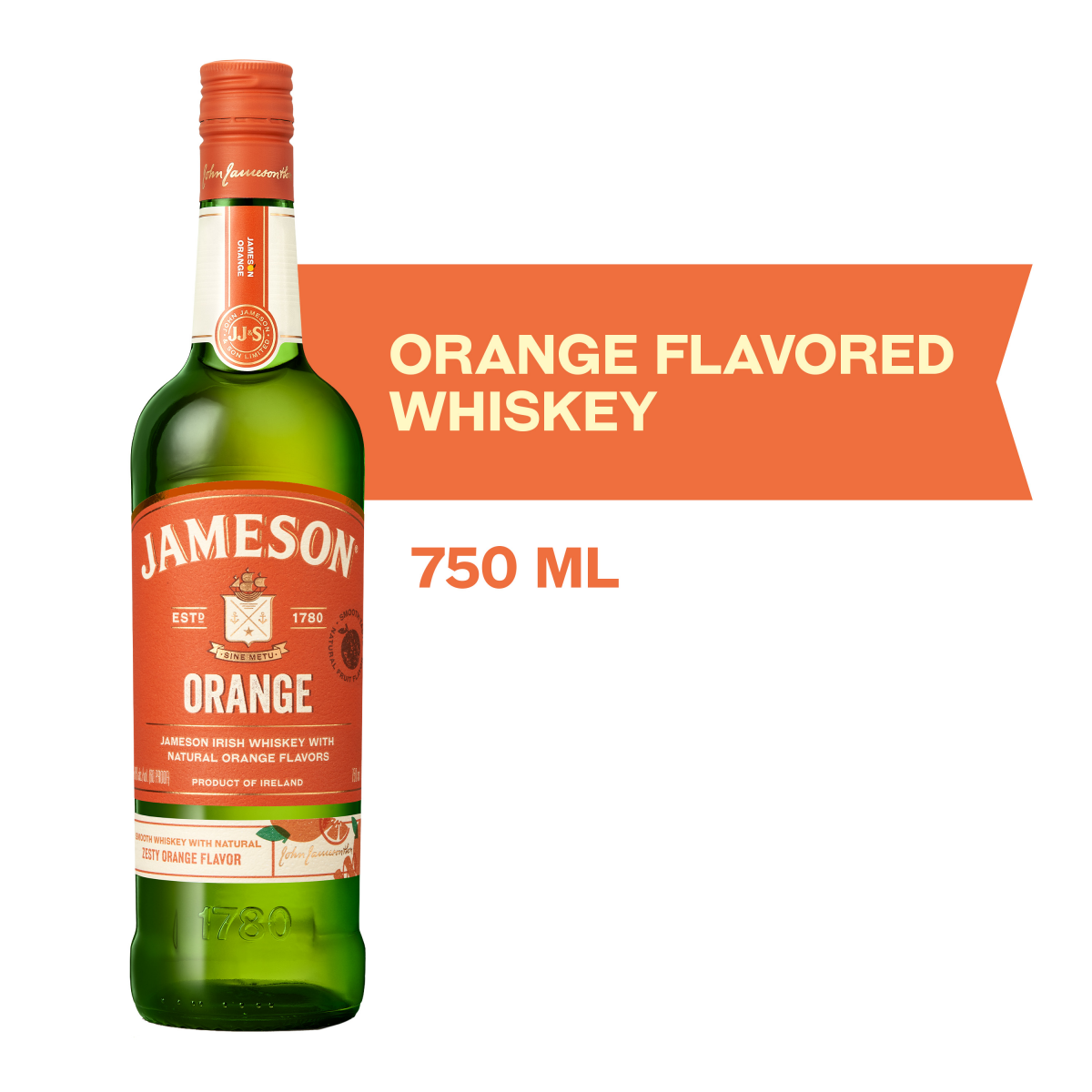JAMESON ORANGE IRISH WHISKY 750ML
