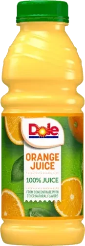 DOLE ORANGE JUICE 100% JUICE 15.2OZ