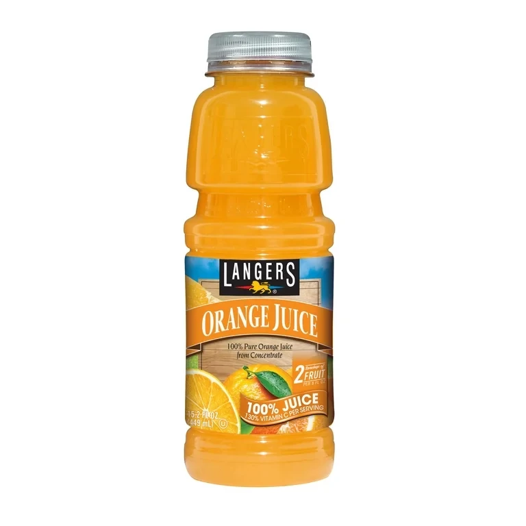 LANGERS ORANGE JUICE 15.2OZ