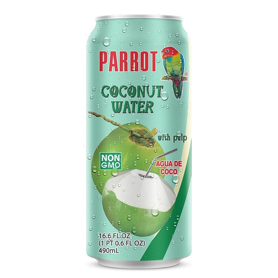 PARROT COCONUT WATER WITH PULP 16.6OZ