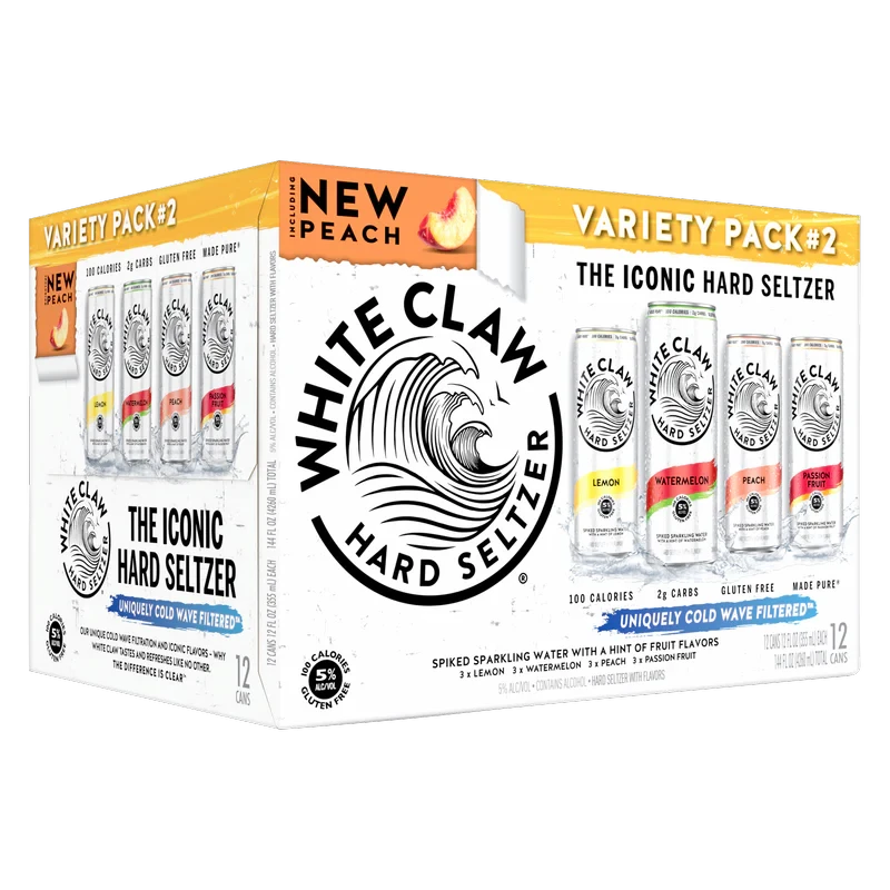 WHITE CLAW VARIETY PACK NO.2 – 12 PK